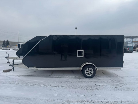 New 2026 7x16 Aluminum Enclosed Hybrid Trailer