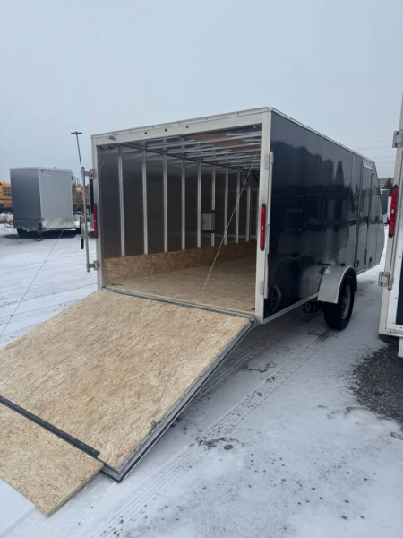New 2026 7x16 Aluminum Enclosed Hybrid Trailer