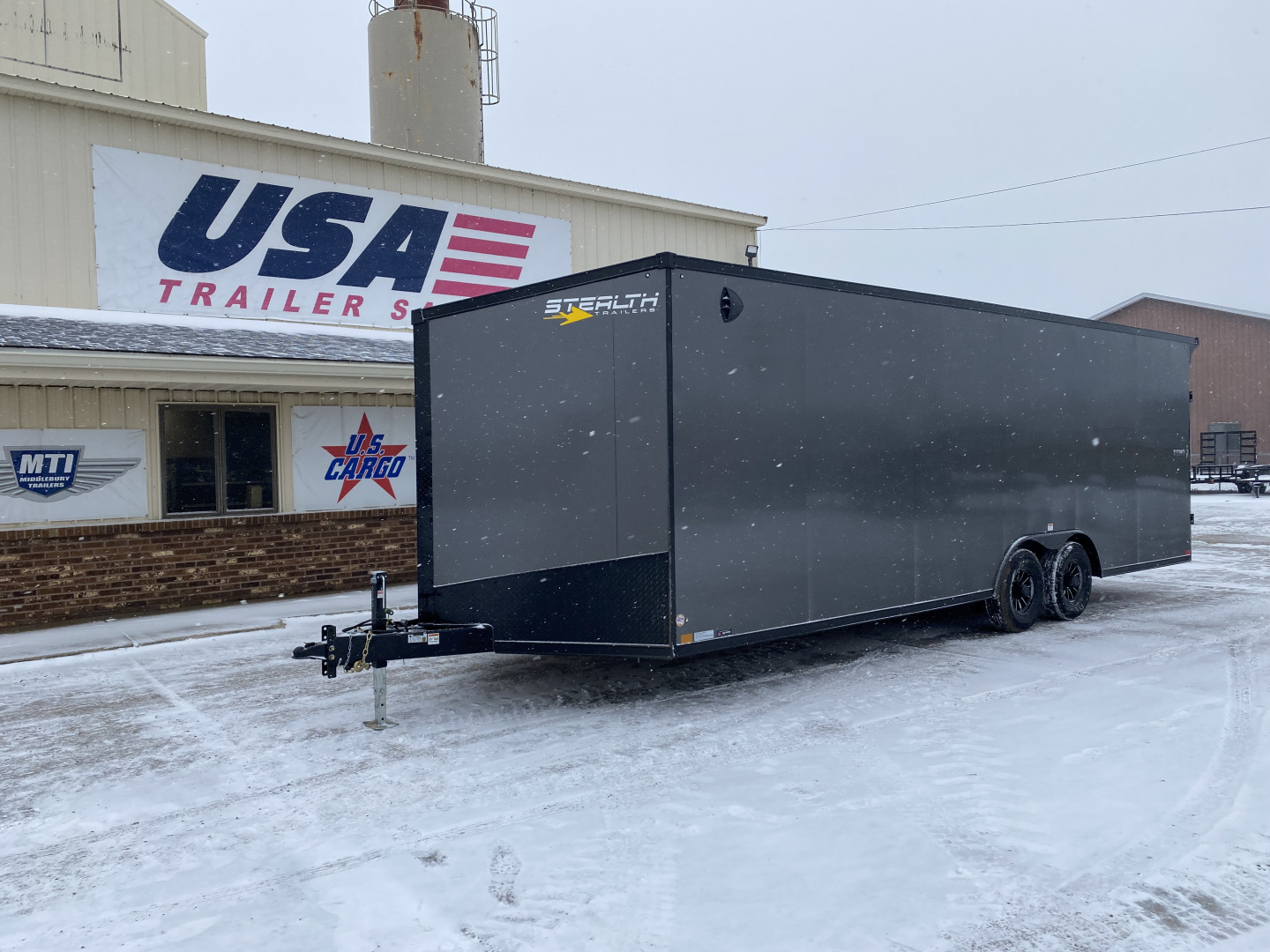 New 2026 Stealth Trailers 8.5x24 Titan 10k w/Ramp Door Cargo