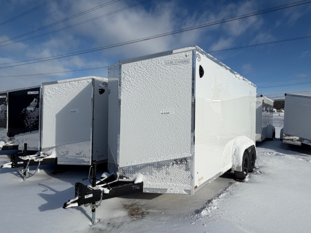 New 2026 US CARGO 7 X 16 Cargo / Enclosed Trailer with 7ft Screwless Exterior - 10k GVW