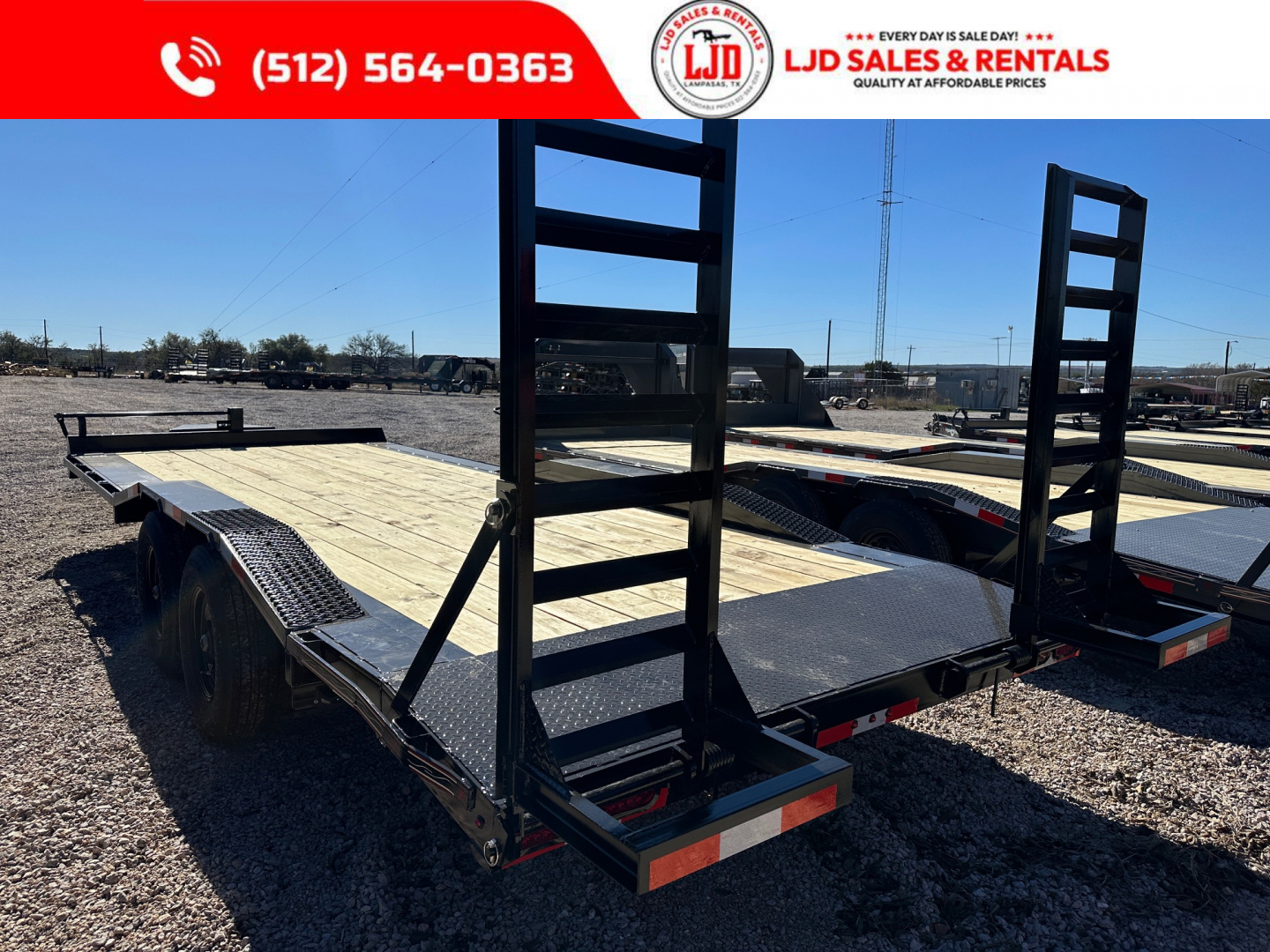 New 2026 Triple R - Drive Over Fender - 102" x 22' - Equipment Trailer