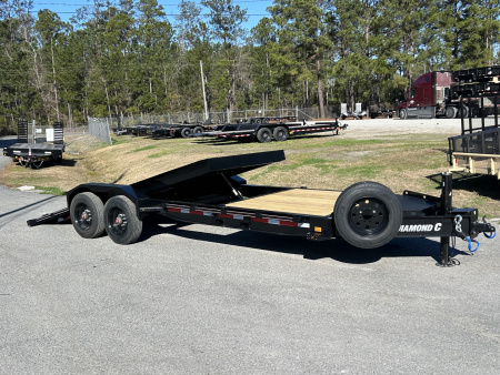 New 2026 Diamond C Trailers HDT210 Tilt Trailer #17,290 lbs Payload, HUGE 10K Axles Hydraulic Jack !