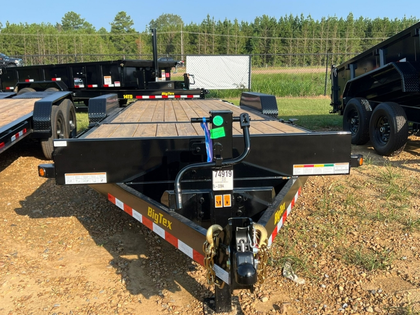 New 2025 Big Tex Trailers 16TL-20' Tandem Axle Tilt Equipment 17,500 GVWR Tilt Trailer