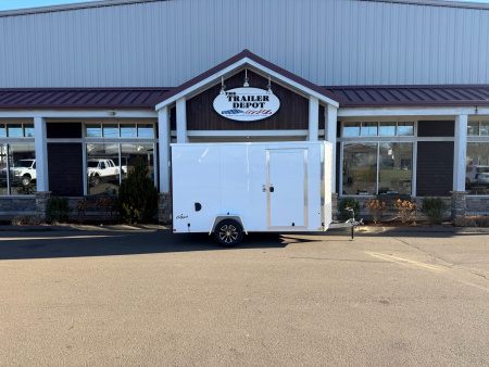 New Pace American 6′ x 12′ + V-Nose Enclosed Cargo Trailer with Barn Doors 2.9K