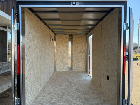 New Pace American 6′ x 12′ + V-Nose Enclosed Cargo Trailer with Barn Doors 2.9K