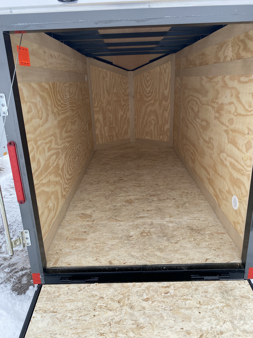 New 2026 Stealth Trailers 5X10 W/RAMP CHARCOAL 3K Cargo / Enclosed Trailer