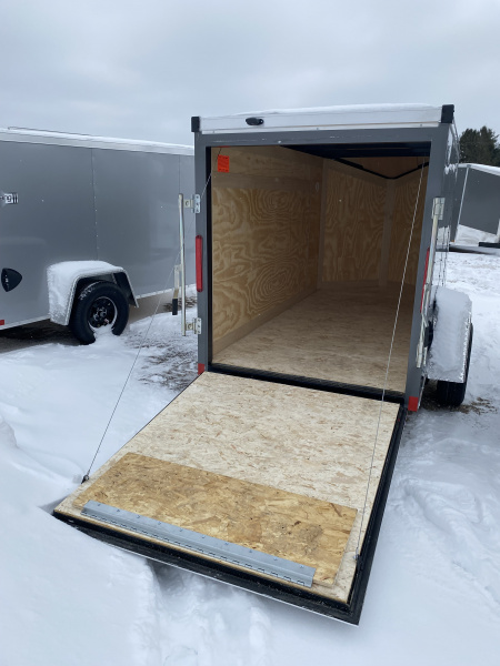 New 2026 Stealth Trailers 5X10 W/RAMP CHARCOAL 3K Cargo / Enclosed Trailer