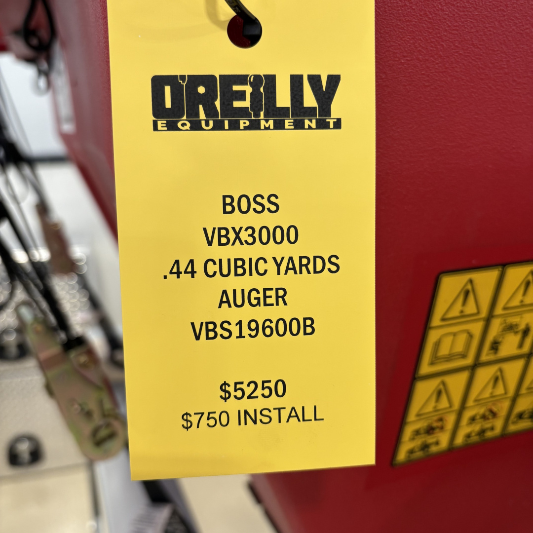 New 2025 BOSS VBX 3000 Hopper Spreader Salt Spreader