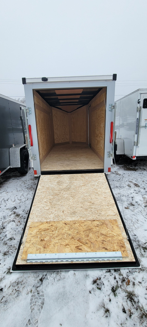 New 2026 Stealth Trailers 5X8 W/RAMP SILVER 3K Cargo / Enclosed Trailer