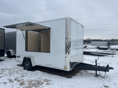 New 2026 Pace American 7x12 3.5K Barn Door Concession Trailer Cargo / Enclosed Trailer