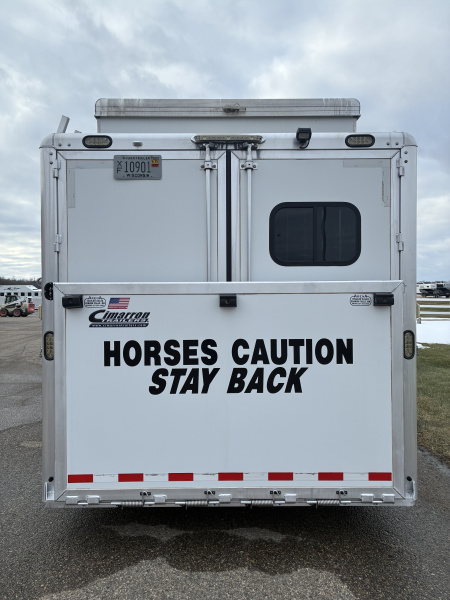 Used 2012 Cimarron 4 Horse Gooseneck Horse Trailer