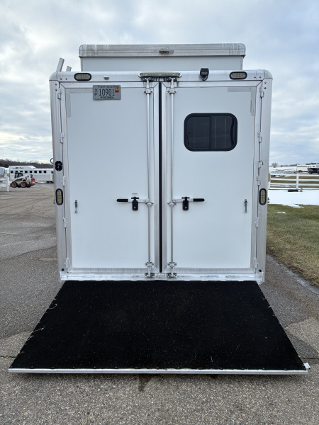 Used 2012 Cimarron 4 Horse Gooseneck Horse Trailer