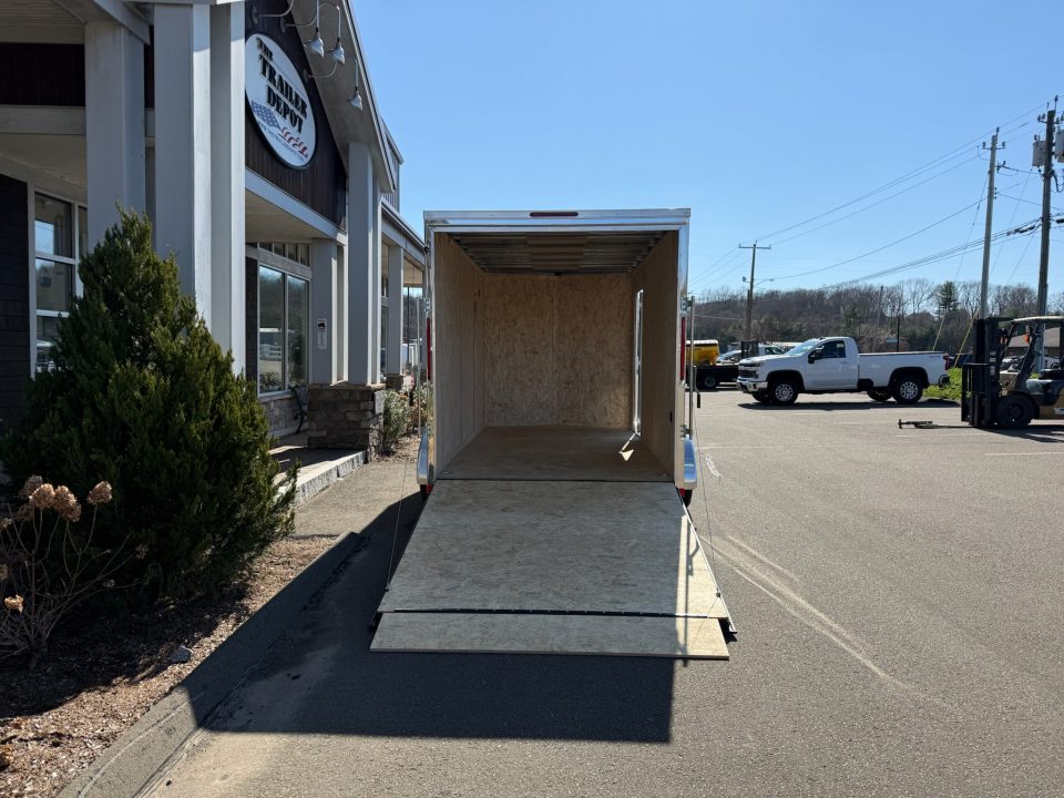 New Pace American 7′ x 14′ + V-Nose Enclosed Cargo Trailer with Ramp Door 7K