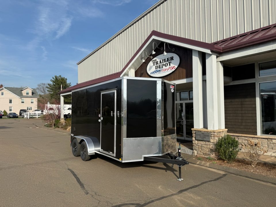 New Pace American 7′ x 14′ + V-Nose Enclosed Cargo Trailer with Ramp Door 7K