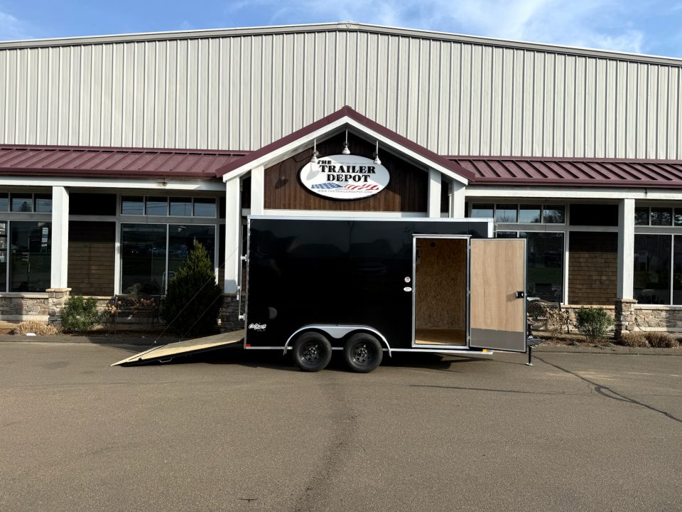 New Pace American 7′ x 14′ + V-Nose Enclosed Cargo Trailer with Ramp Door 7K