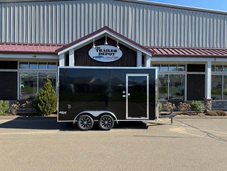 New Pace American 7′ x 14′ + V-Nose Enclosed Cargo Trailer with Ramp Door 7K
