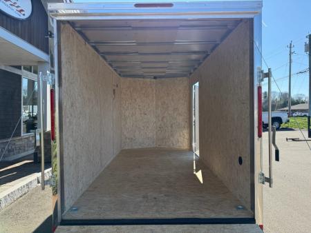 New Pace American 7′ x 14′ + V-Nose Enclosed Cargo Trailer with Ramp Door 7K
