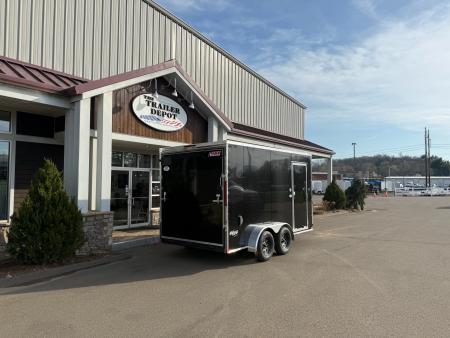 New Pace American 7′ x 14′ + V-Nose Enclosed Cargo Trailer with Ramp Door 7K