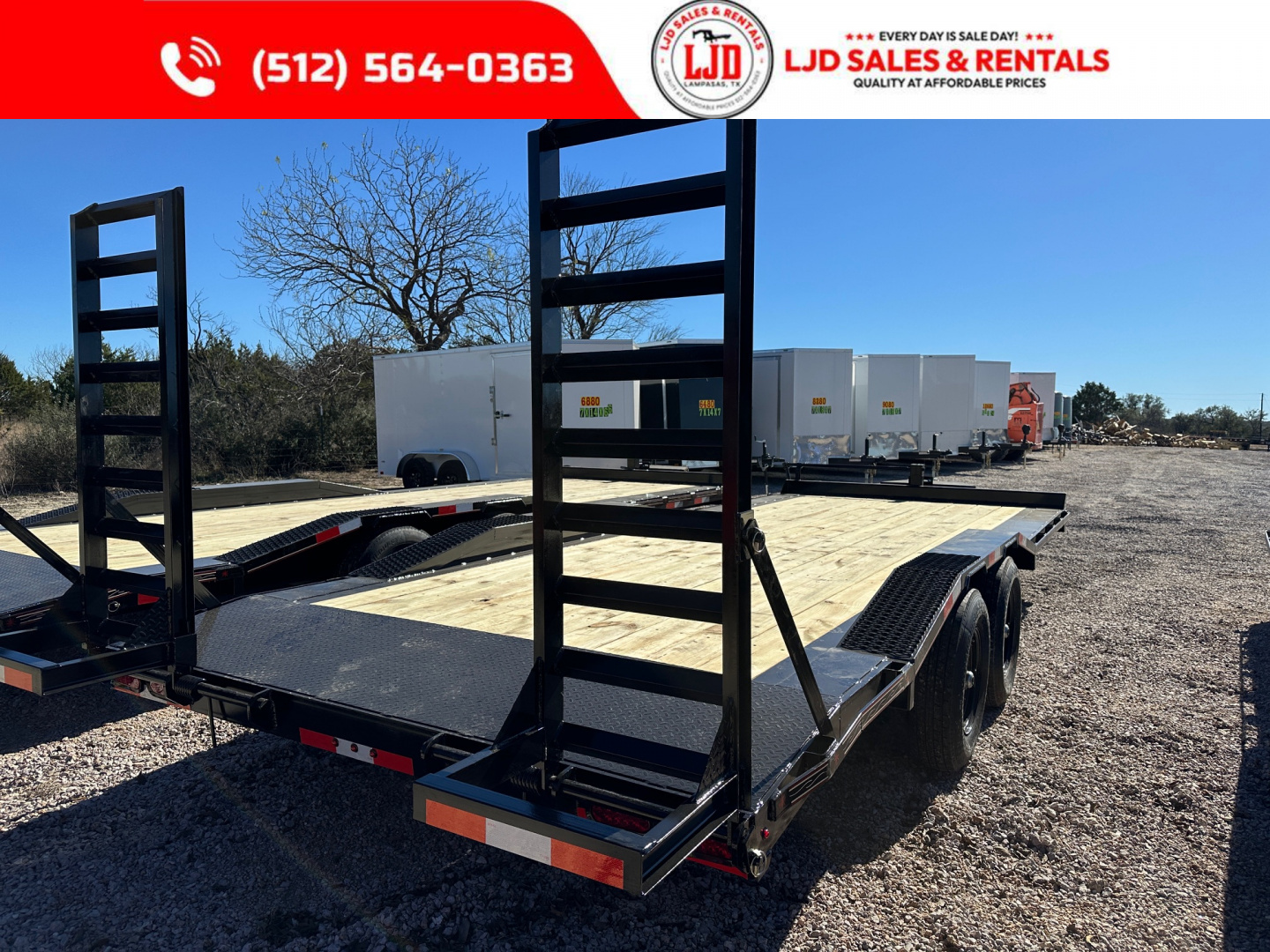 New 2026 Triple R - Drive Over Fender - 102" x 22' - Equipment Trailer