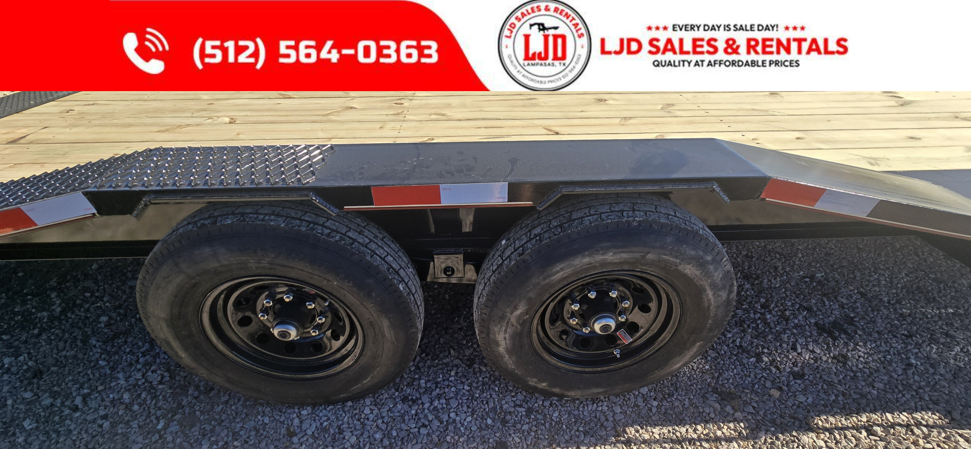 New 2026 Triple R - Drive Over Fender - 102" x 22' - Equipment Trailer