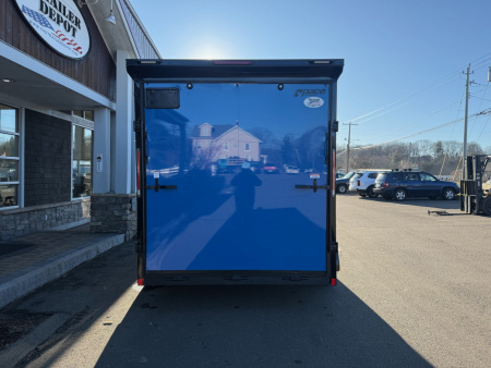 New Pace American 7' x 14' + V-Nose Enclosed Cargo Trailer with Ramp Door 7K