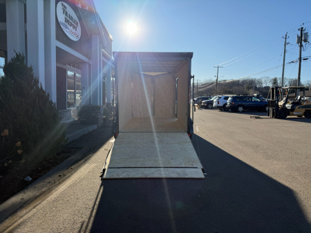 New Pace American 7' x 14' + V-Nose Enclosed Cargo Trailer with Ramp Door 7K