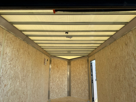 New Pace American 7' x 14' + V-Nose Enclosed Cargo Trailer with Ramp Door 7K