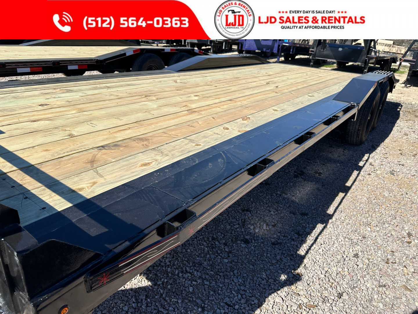 New 2026 Triple R - Drive Over Fender- 102" X 24' - Equipment Trailer