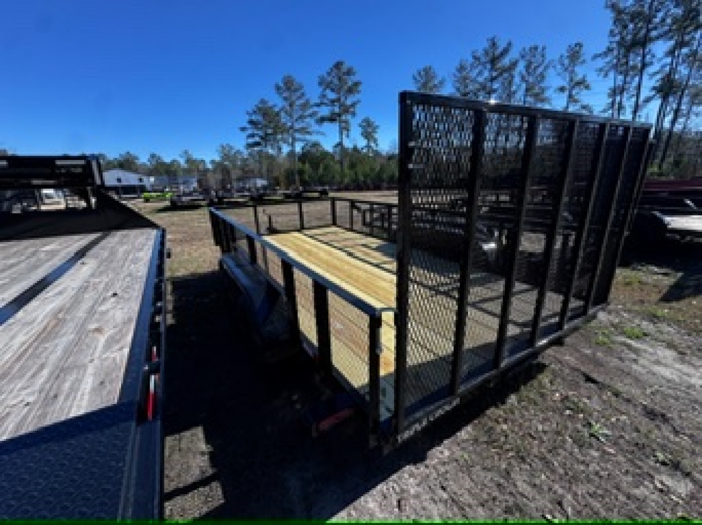 New 2026 Triple Crown Trailers 7x14 2' Mesh Sided Utility Trailer