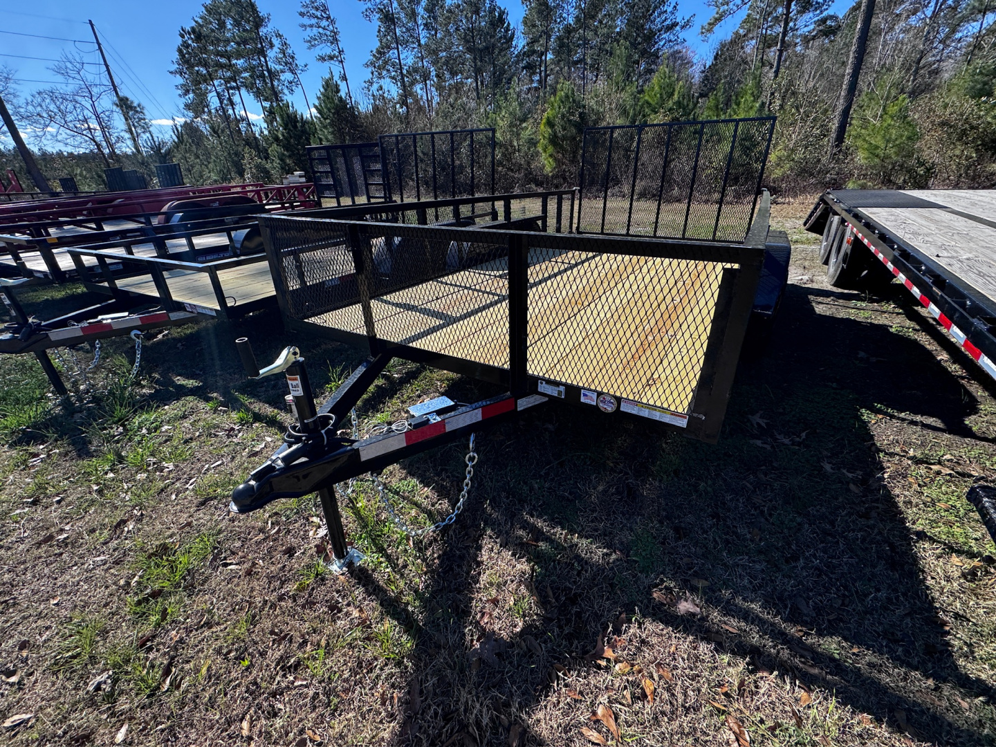 New 2026 Triple Crown Trailers 7x14 2' Mesh Sided Utility Trailer