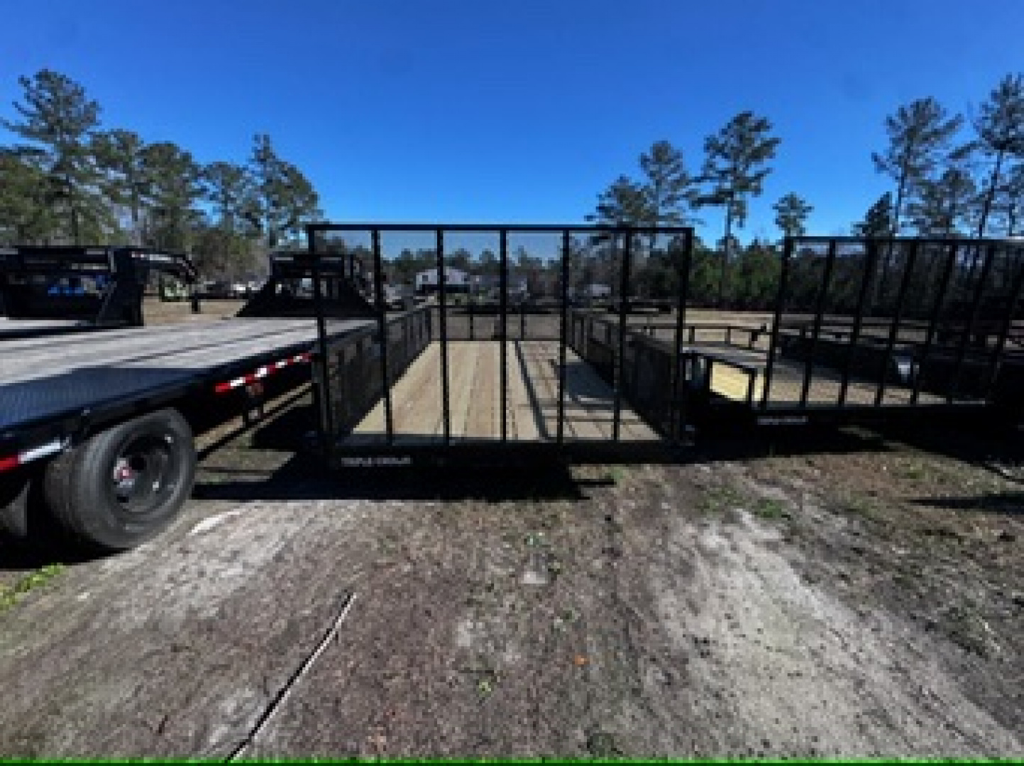 New 2026 Triple Crown Trailers 7x14 2' Mesh Sided Utility Trailer