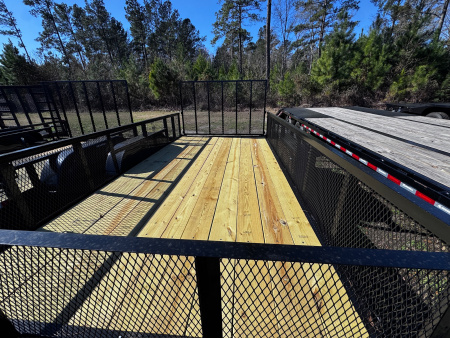 New 2026 Triple Crown Trailers 7x14 2' Mesh Sided Utility Trailer