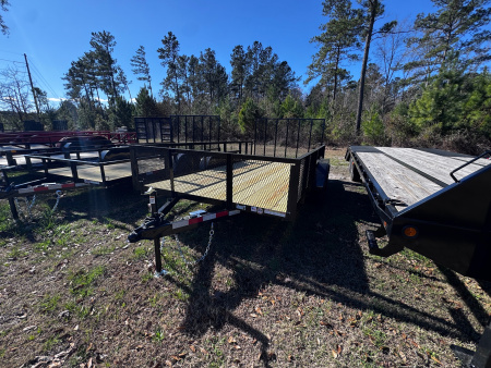 New 2026 Triple Crown Trailers 7x14 2' Mesh Sided Utility Trailer