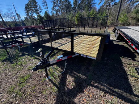 New 2026 Triple Crown Trailers 7x14 2' Mesh Sided Utility Trailer