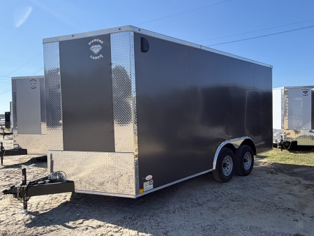 New 2026 Diamond Cargo 8.5X16 Tandem Axle Cargo / Enclosed Trailer with Side Door & Rear Ramp