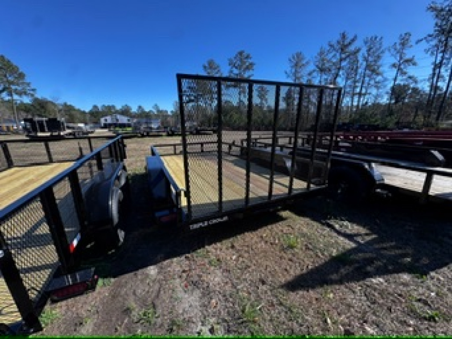New 2026 Triple Crown Trailers 6X12 TANDEM LANDSCAPE 7K Utility Trailer