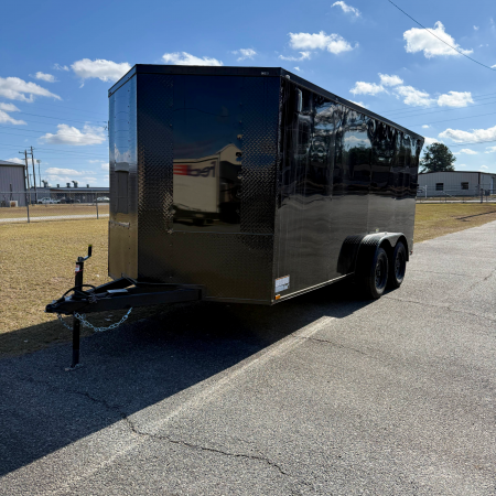 New 7X16 Black Standard Trailer