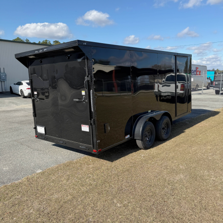 New 7X16 Black Standard Trailer