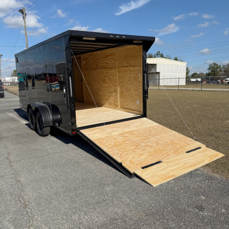 New 7X16 Black Standard Trailer