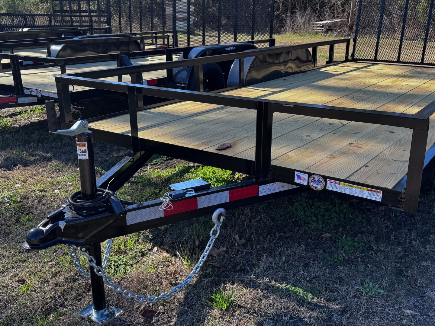 New 2026 Triple Crown Trailers 6X16 TA 7K Utility Trailer