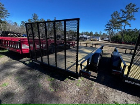 New 2026 Triple Crown Trailers 6X16 TA 7K Utility Trailer