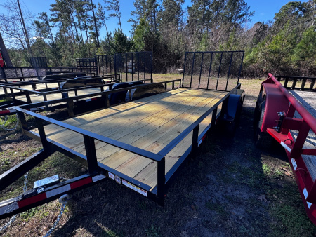 New 2026 Triple Crown Trailers 6X16 TA 7K Utility Trailer