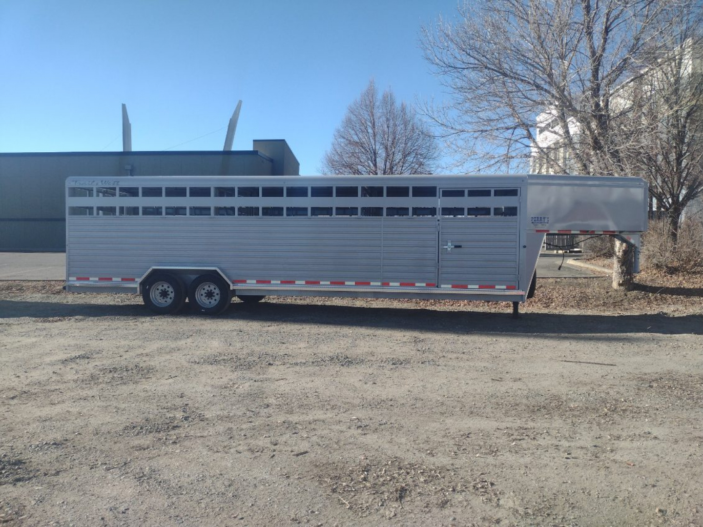New 2026 Trails West Hotshot 28' Stock Trailer