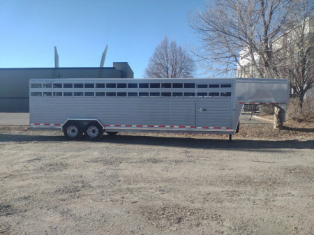 New 2026 Trails West Hotshot 28' Stock Trailer