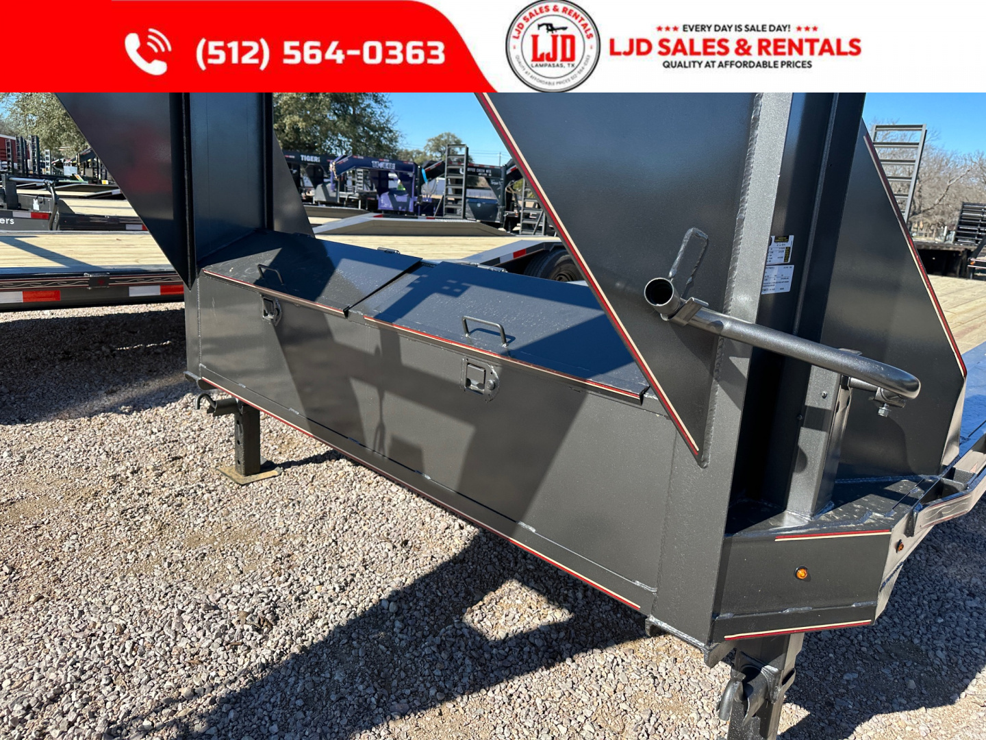 New 2026 Triple R - 102" x 24' Gooseneck Drive Over Fender Trailer