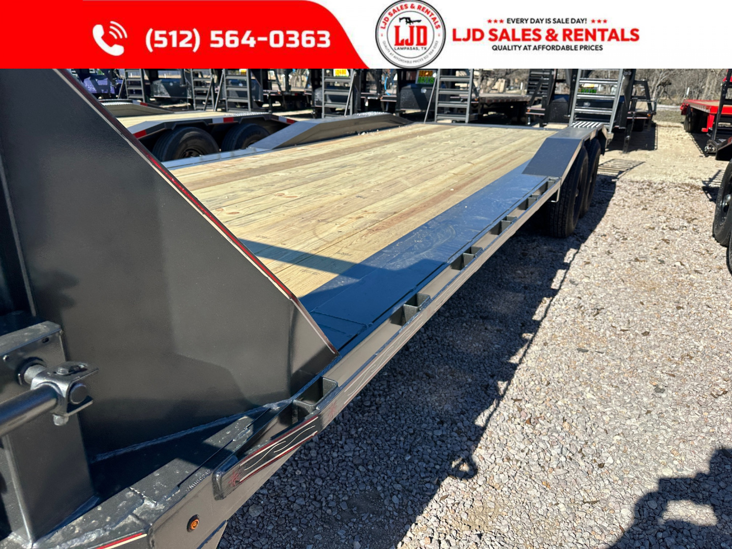 New 2026 Triple R - 102" x 24' Gooseneck Drive Over Fender Trailer