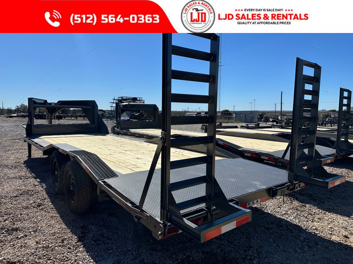 New 2026 Triple R - 102" x 24' Gooseneck Drive Over Fender Trailer