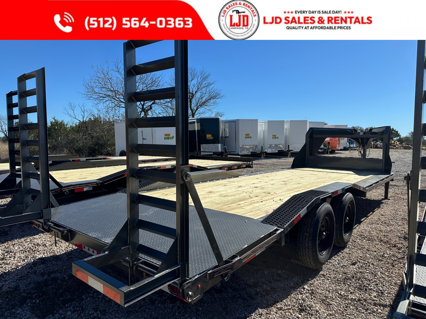 New 2026 Triple R - 102" x 24' Gooseneck Drive Over Fender Trailer