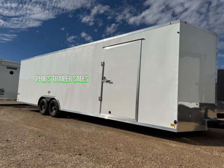 New 2026 Continental Cargo 28 + V NOSE ENCLOSED TRAILER CAR HAULER Cargo / Enclosed Trailer