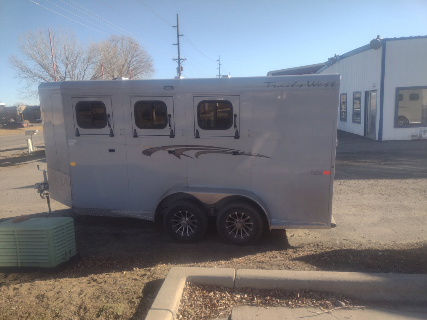 New 2026 Trails West Adventure 3 Horse Trailer